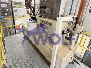 Schneckentemperiermaschine RASCH - Type TR-5 mit ca. 500 kg Stundenleistung.