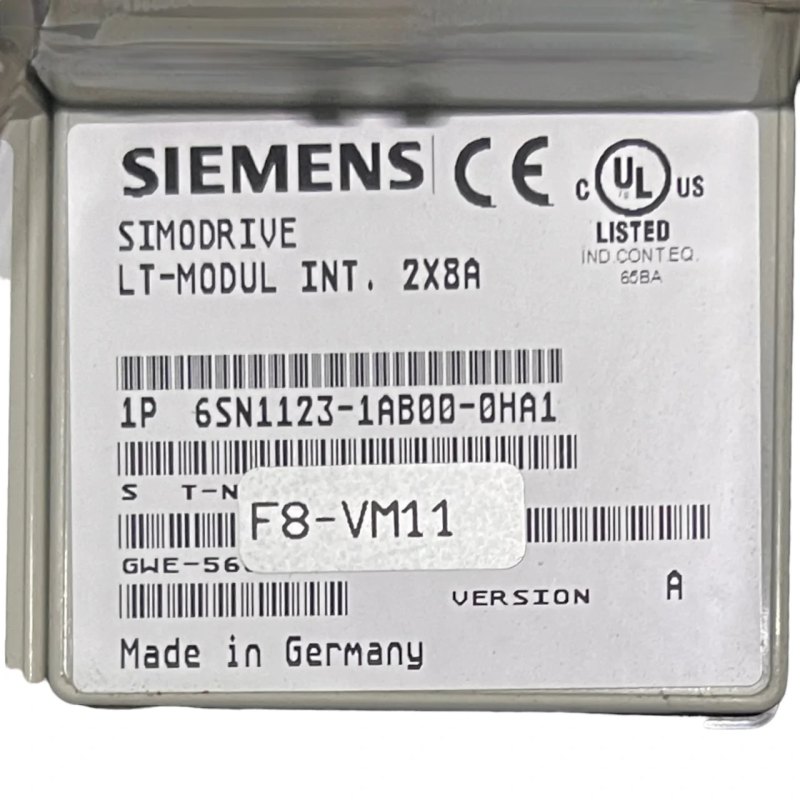 Siemens SIMODRIVE LT-Modul INT. 2X8A (6SN1123-1AB00-0HA1)