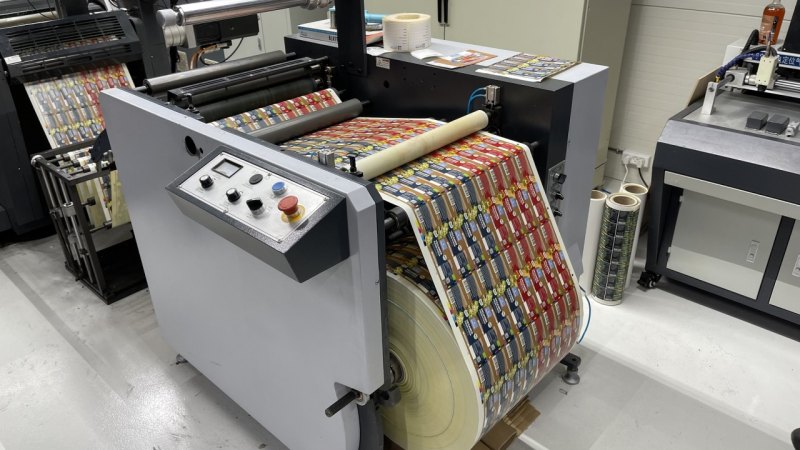 Weigang ZX-450 Intermittent Label Offset