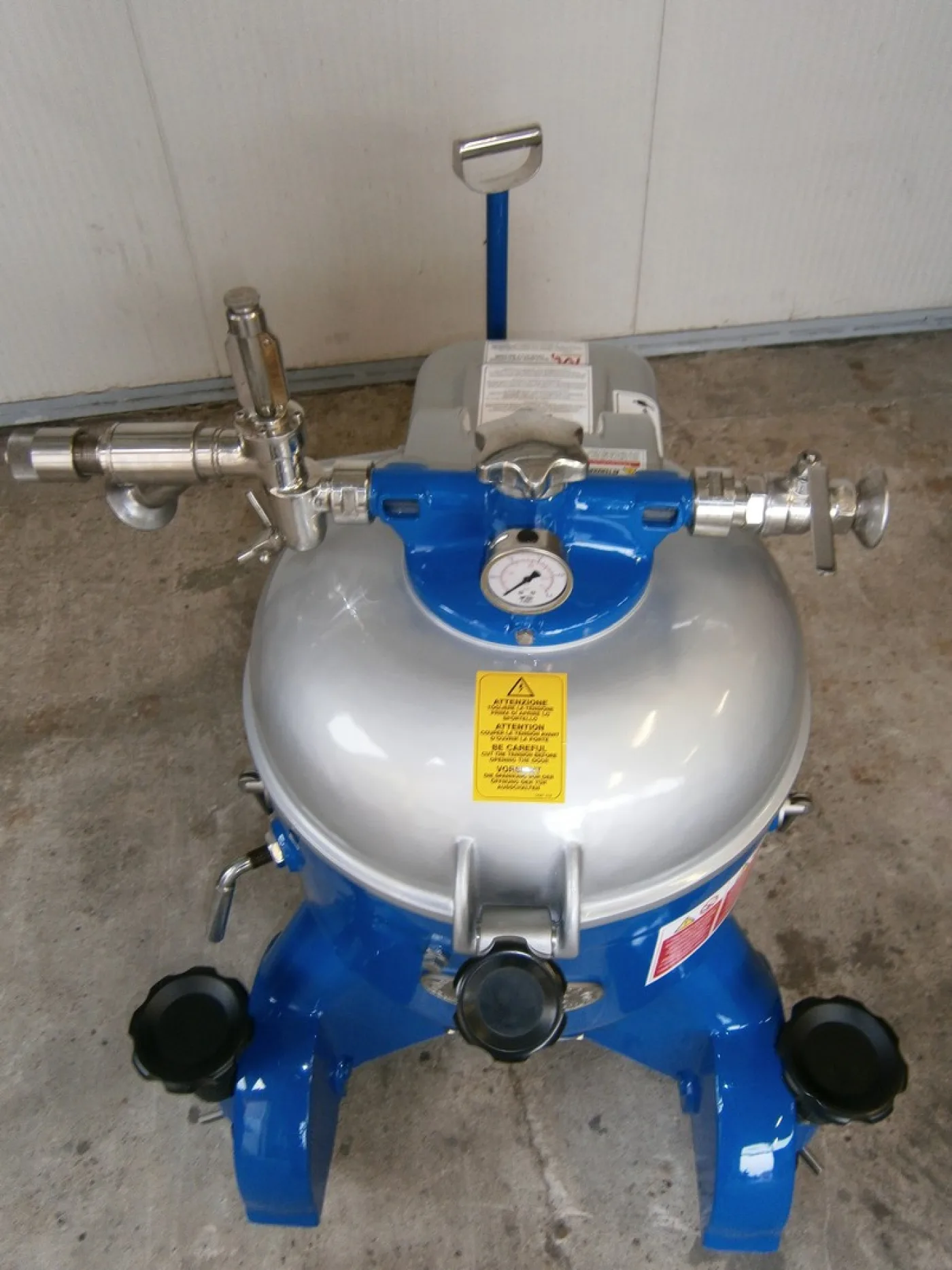 MANUAL CLEANING CLARIFIER CENTRIFUGE, MODEL “IMMA MICRO”, SECOND-HAND MACHINE - 7