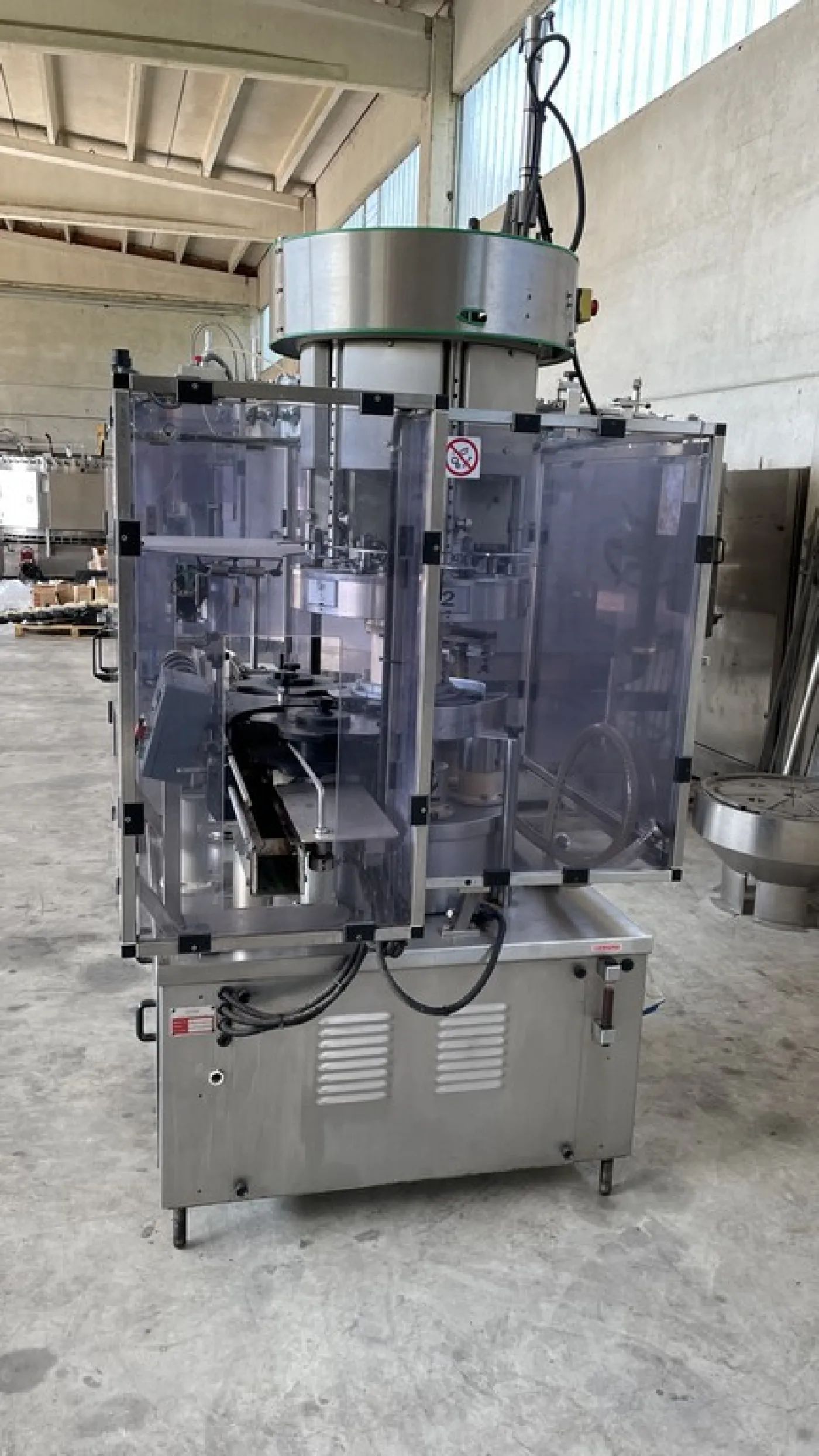 CORKING MACHINE BERTOLASO 6 HEADS FOR NATURAL CORK, MODEL DELTA 406S, SECOND-HAND MACHINE - 5