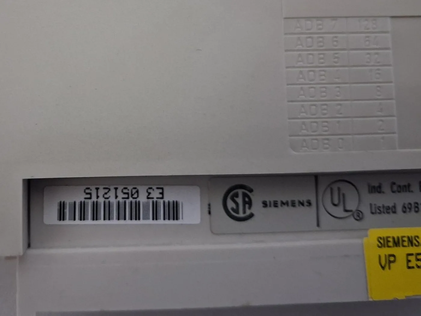 Siemens SIMATIC S5 6ES5 463-4UA12 Analog Input Module - 4