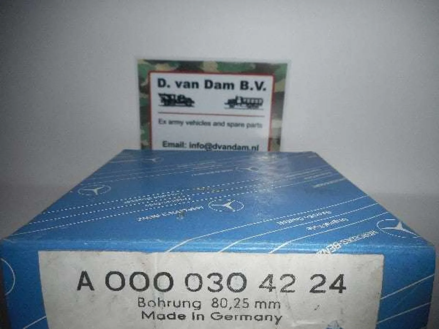 Piston ring set per piston (bore 80,25MM) - 3
