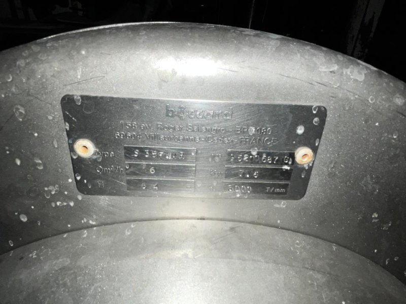 Boccard Boccard S35FMR Stainless Steel Contact Parts Centrifugal Pump