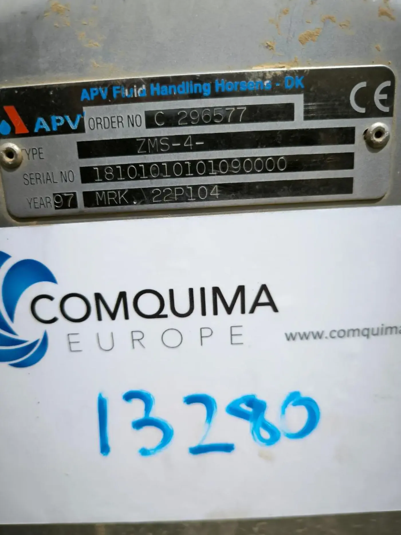 APV ZMS-4 4 KW CENTRIFUGAL PUMP - 3