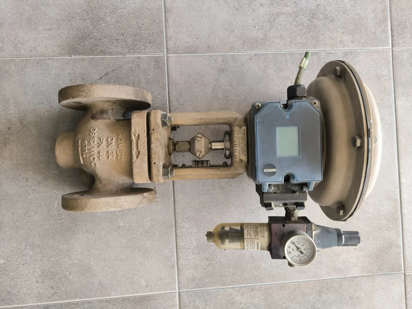 PROPORTIONAL VALVE SAMSON DN32 PN40 ATEX WITH PNEUMATIC ACTUATOR 324102 - 1