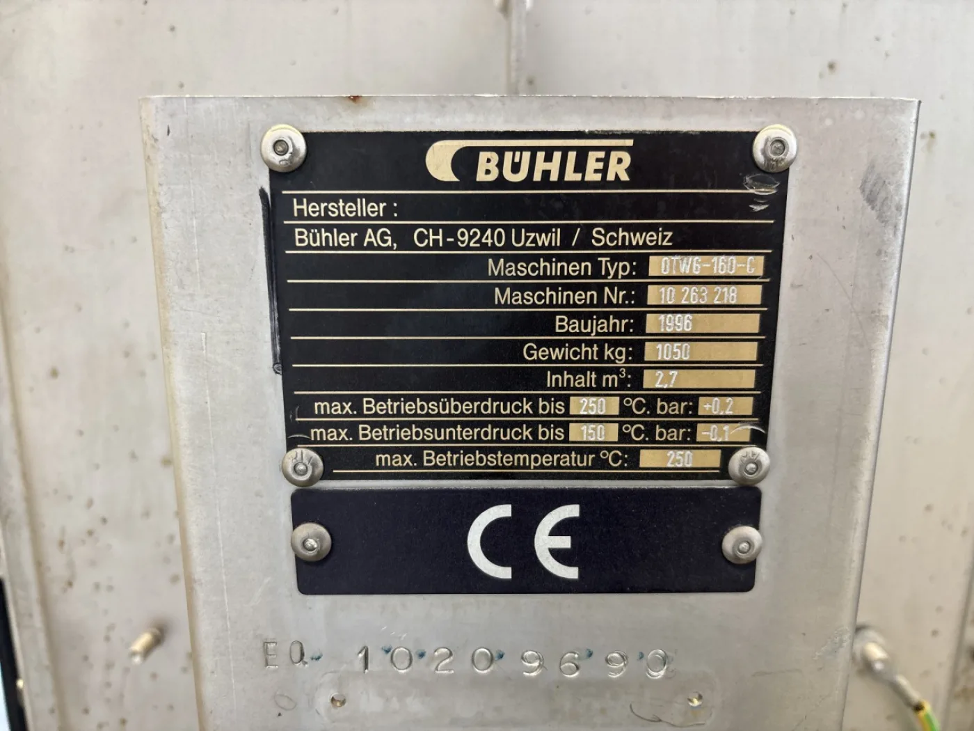 Bühler OTWG-160-C (static) - Fluid bed dryer continuous - 6