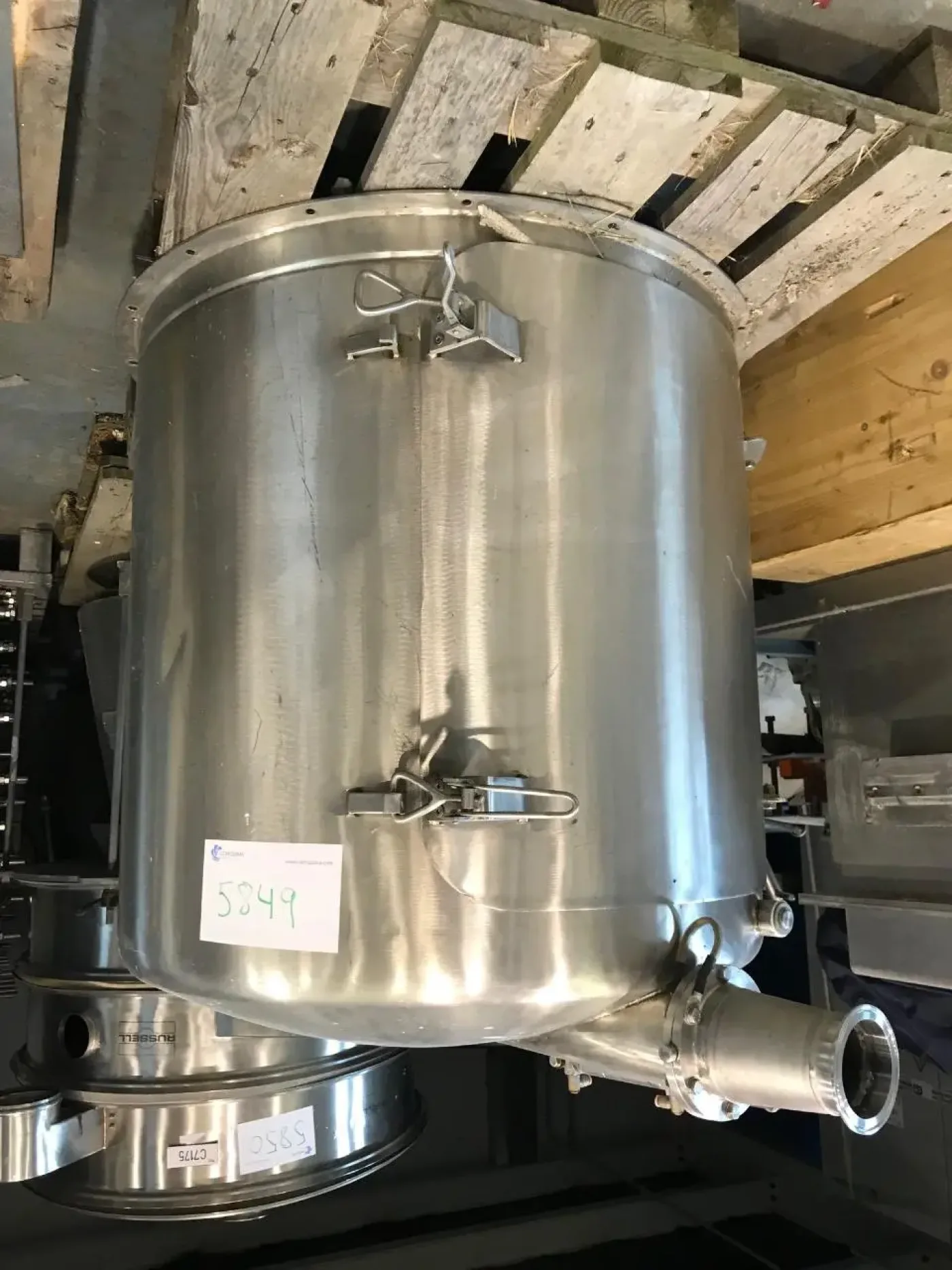 USED STAINLESS STEEL BAG FILTER - 7