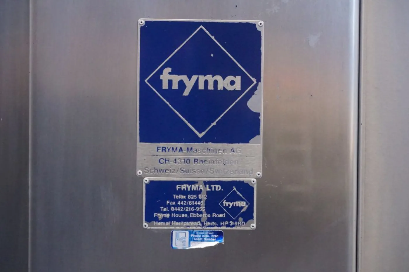 Fryma VME-12/C - Processing vessel - 8