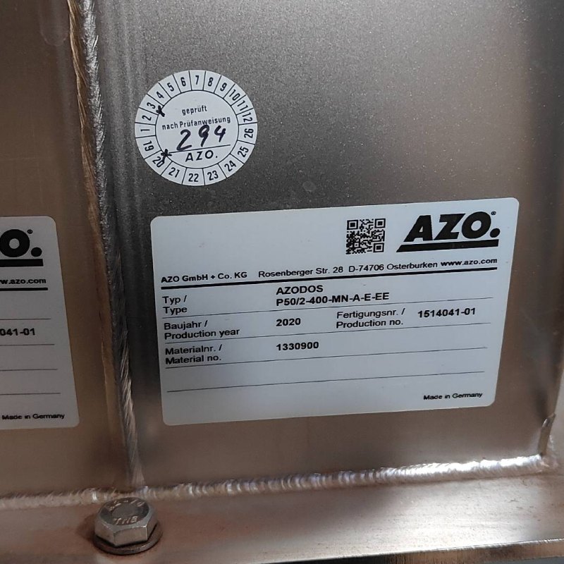 AZO AZODOS P50/2-400.MN-A-E-EE - Metering screw
