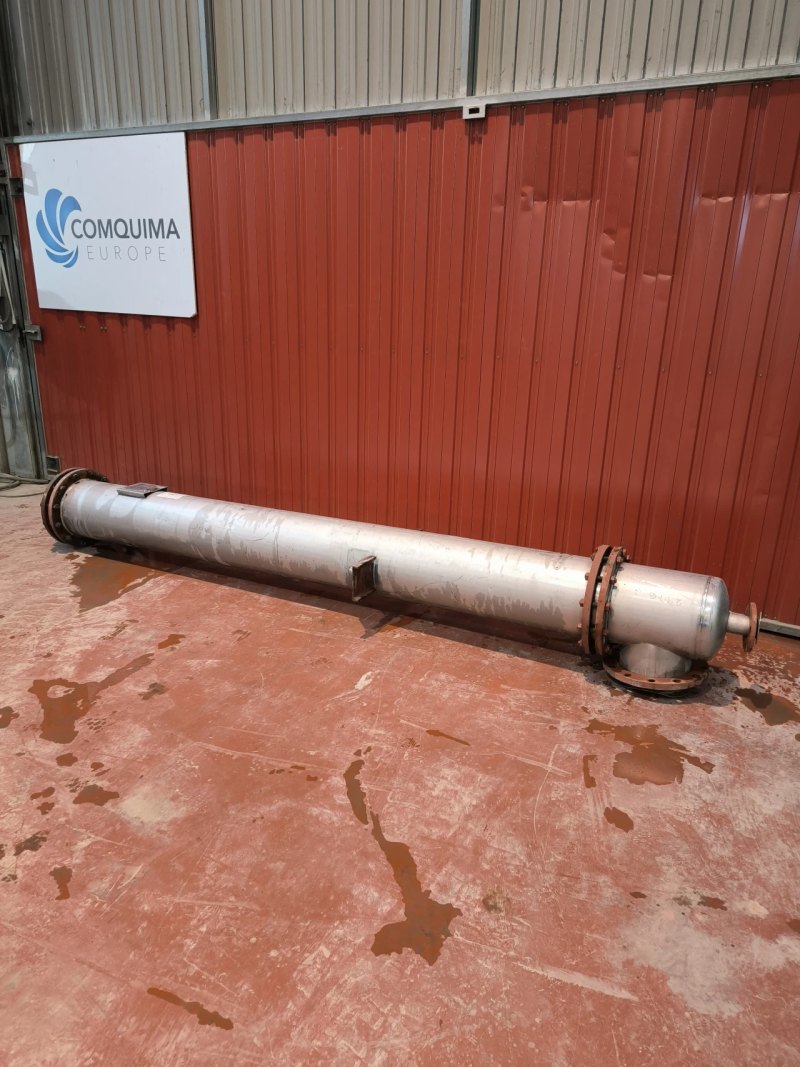 STAINLESS STEEL TUBULAR HEAT EXCHANGER 11.3 M² AGUILAR Y SALAS