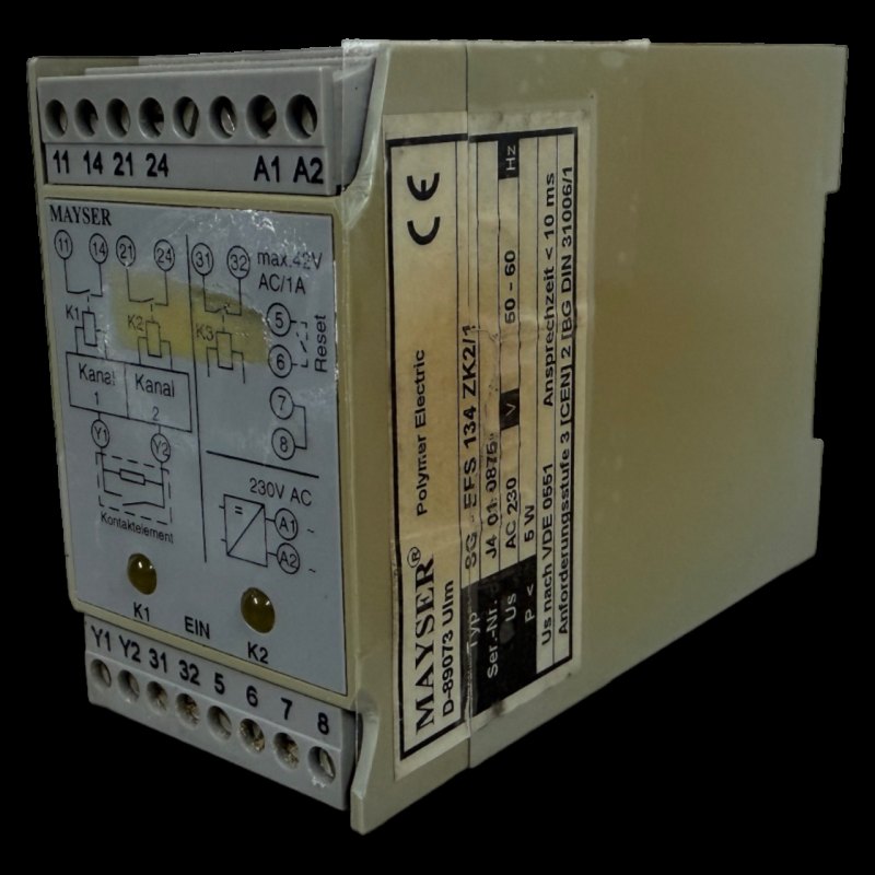 Mayser SG-EFS 134 ZK2/1 L20ms Sicherheitsschaltgerät Sicherheitsrelais