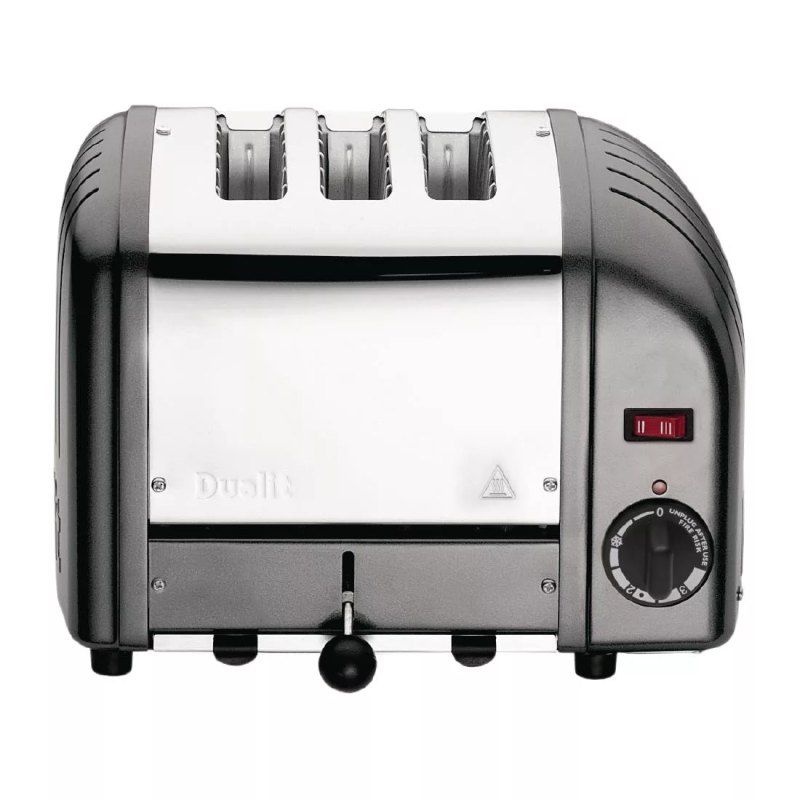 Dualit 3 Slice Vario Toaster Metallic Charcoal 30080 - islandcatering