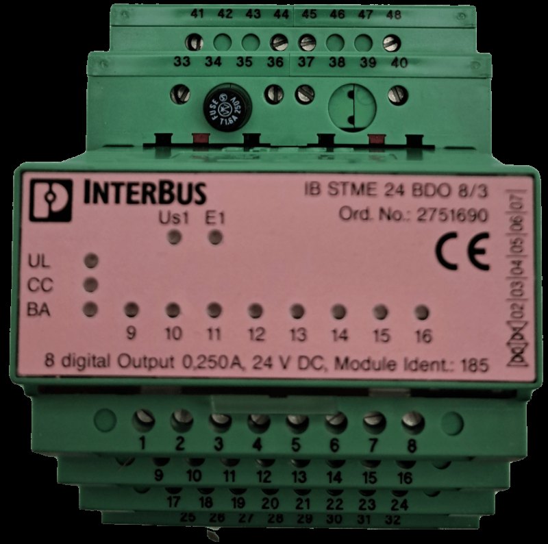 Phönix-Contact IB ST 24 BDO 8/3 / 2750811 INTERBUS-ST-Digital-Ausgabemodul