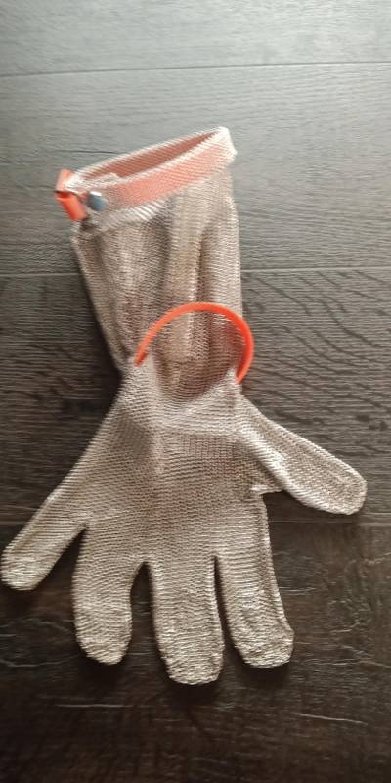Stainless steel safety glove, long cuff, XL