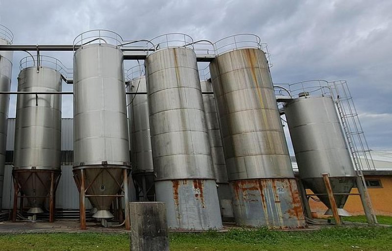 Reservatório de inox de 50.000 Lt