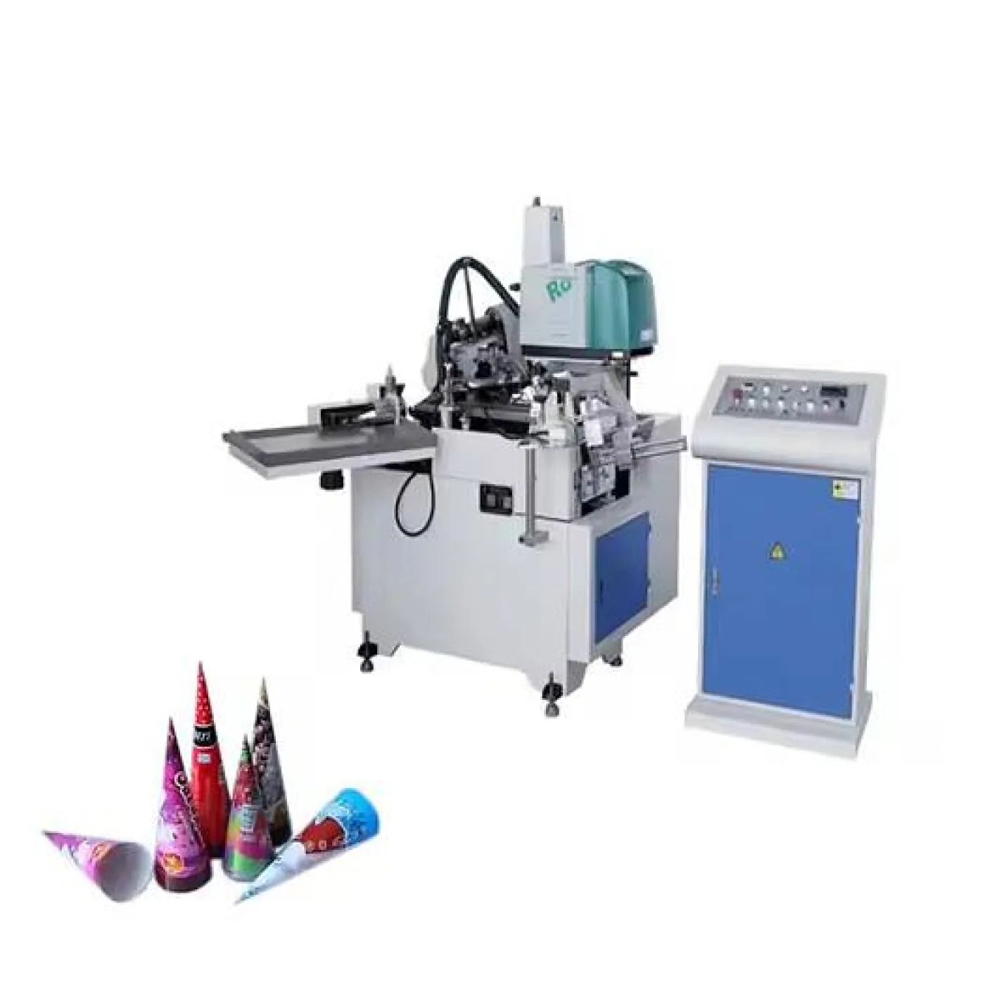 Máquina Automática para Fabricar Fundas para Conos de Papel JDSSMC-220 - 2