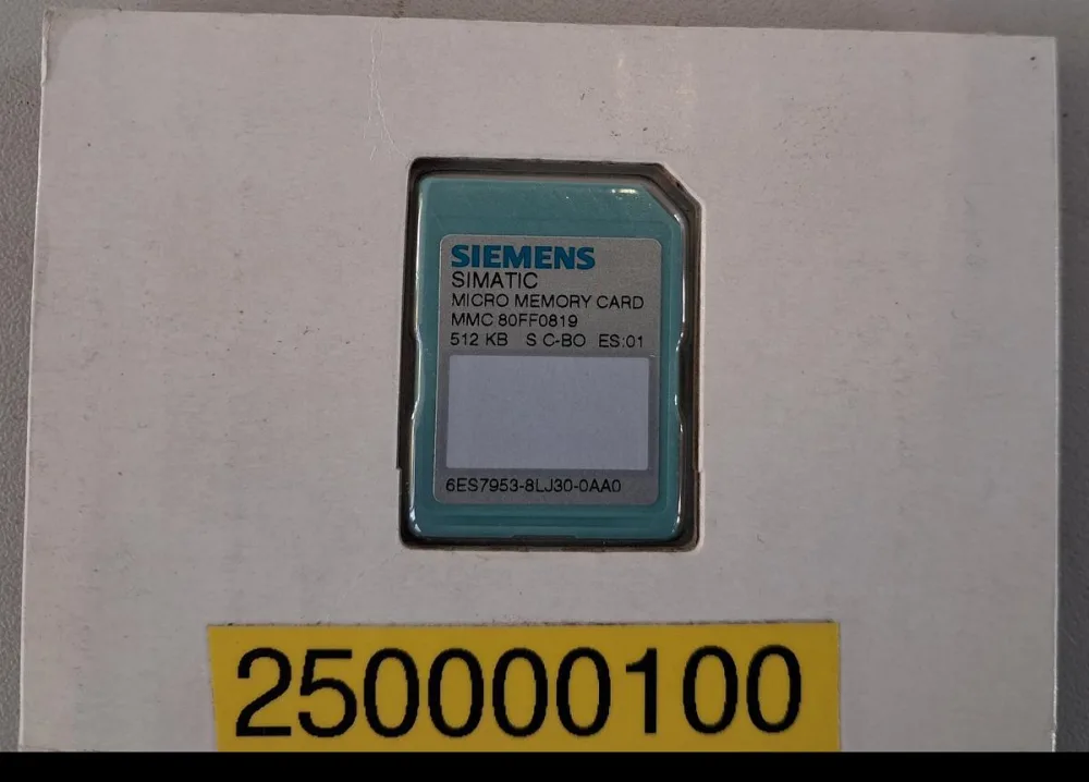 Siemens SIMATIC Micro Memory Card (MMC) 6ES7 953-8LJ30-0AA0