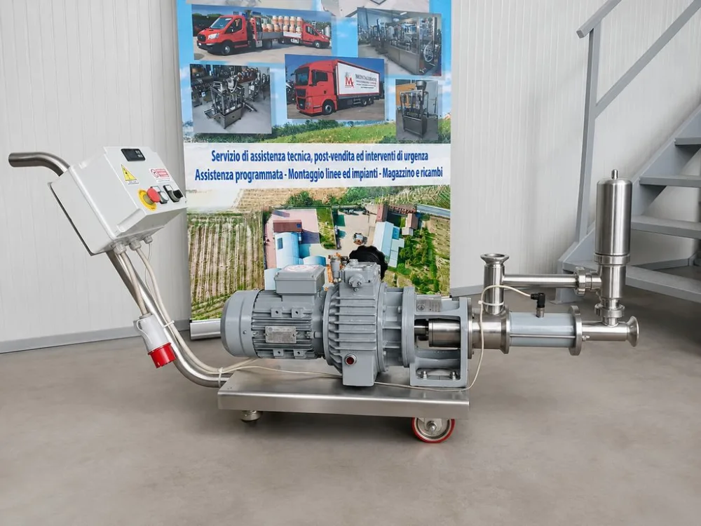 MONO PUMP CMO BRAND MODEL MN30 WITH MECHANICAL MOTOVARIATOR, SECOND-HAND MACHINE