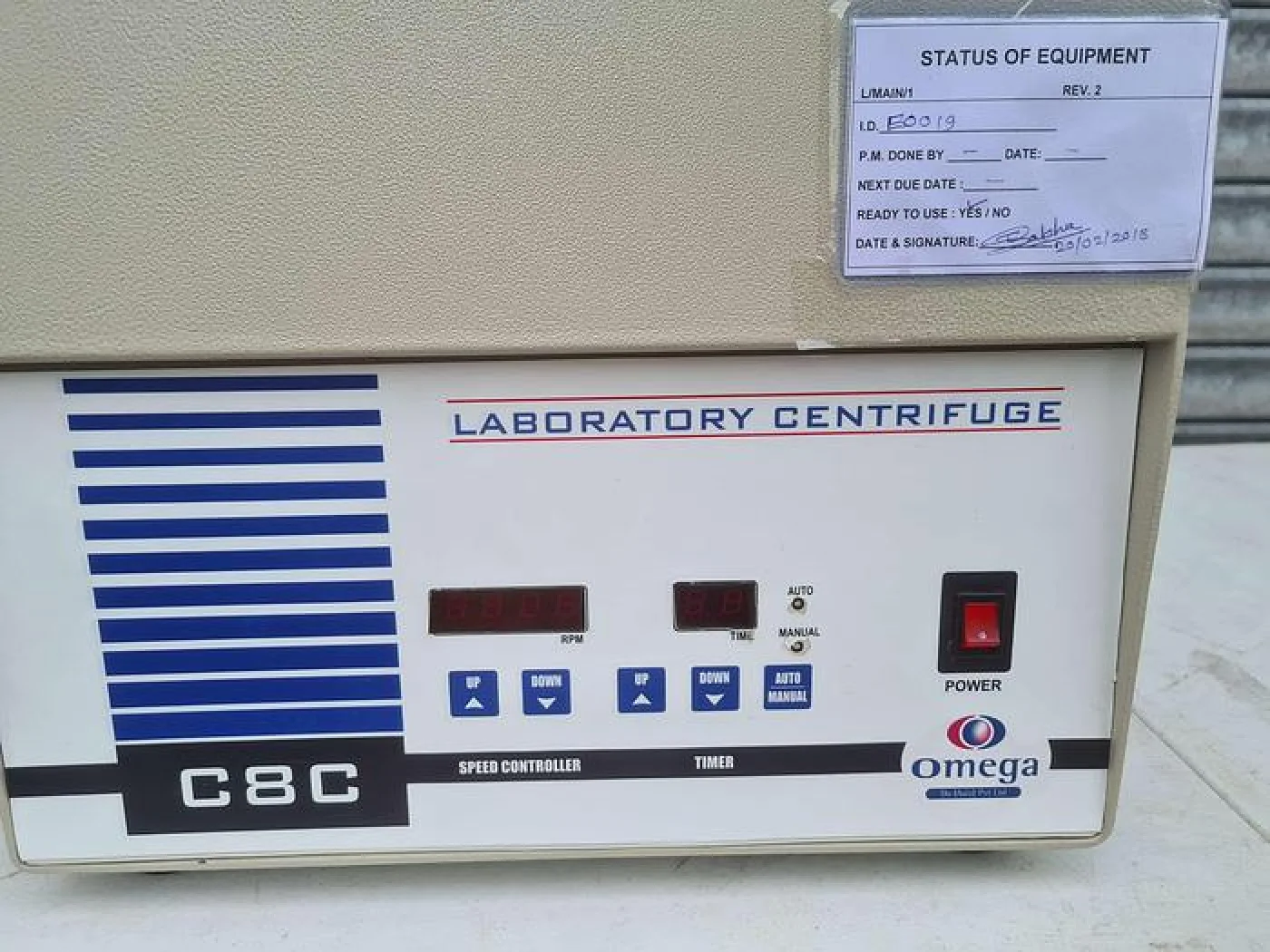Omega C8C Centrifuge - 5