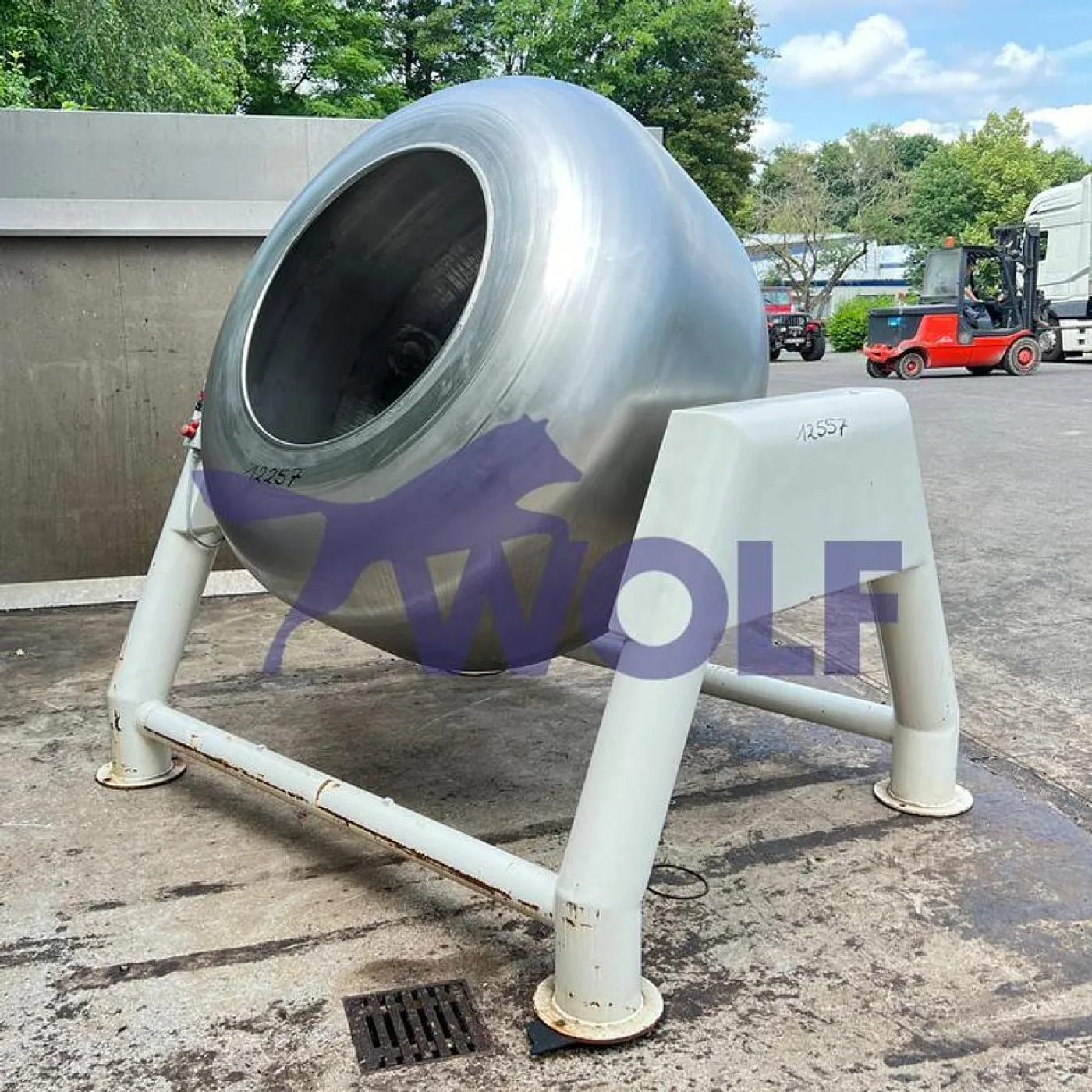 Edelstahl-Drageemaschine DRIAM - mit Kesselinhalt ca. 500 Liter - 1