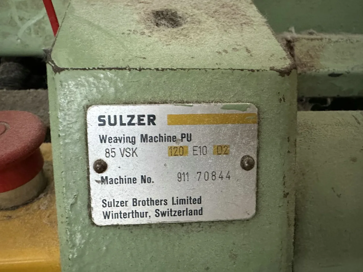 Sulzer - PU 85 VSK 120 E10 D2 projectiel weefmachine - 2