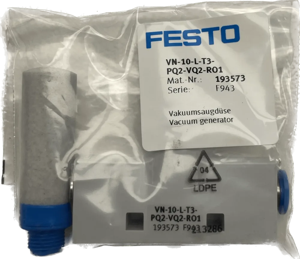 Festo Vakuumsaugdüse VN-10-L-T3-PQ2-VQ2-RO1