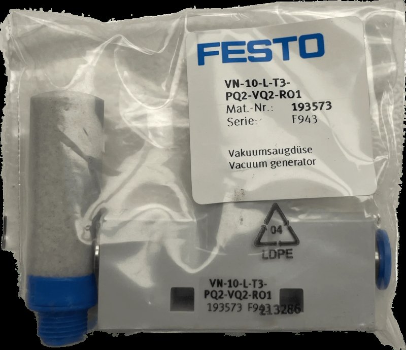 Festo Vakuumsaugdüse VN-10-L-T3-PQ2-VQ2-RO1