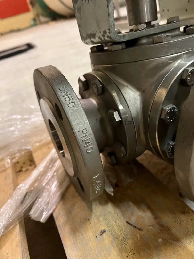 USED ATEX SOLENOID VALVE STAINLESS STEEL 316 4 WAY DN50