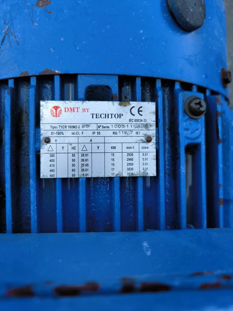 CENTRIFUGAL PUMP INOXPA S-38G 15 KW 80 M3/H