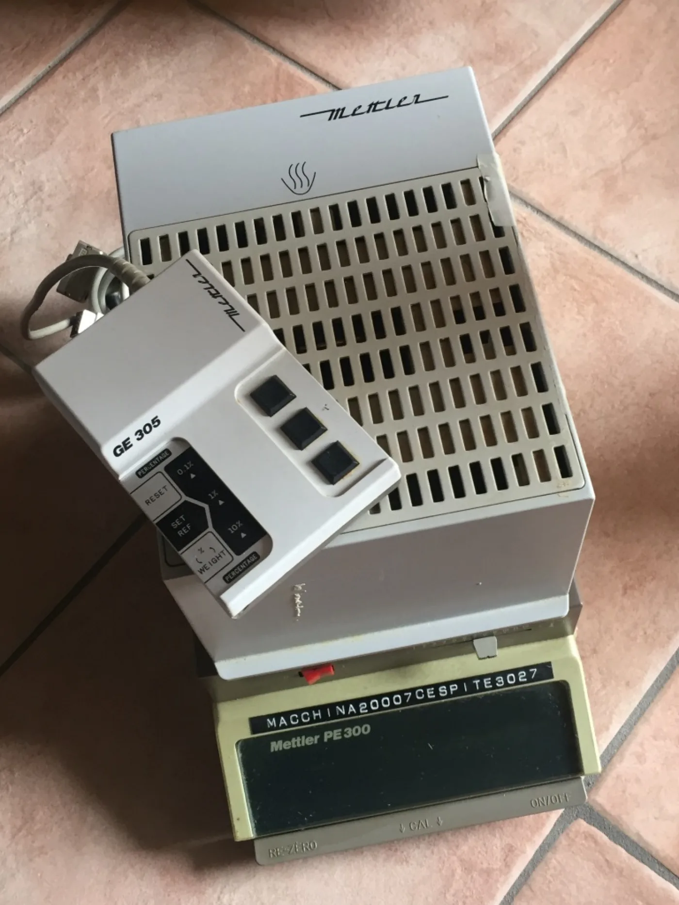 BILANCIA DA BANCO METTLER MOD. PE300 + PL15 ANALIZZATORE DI UMIDITÀ - 7