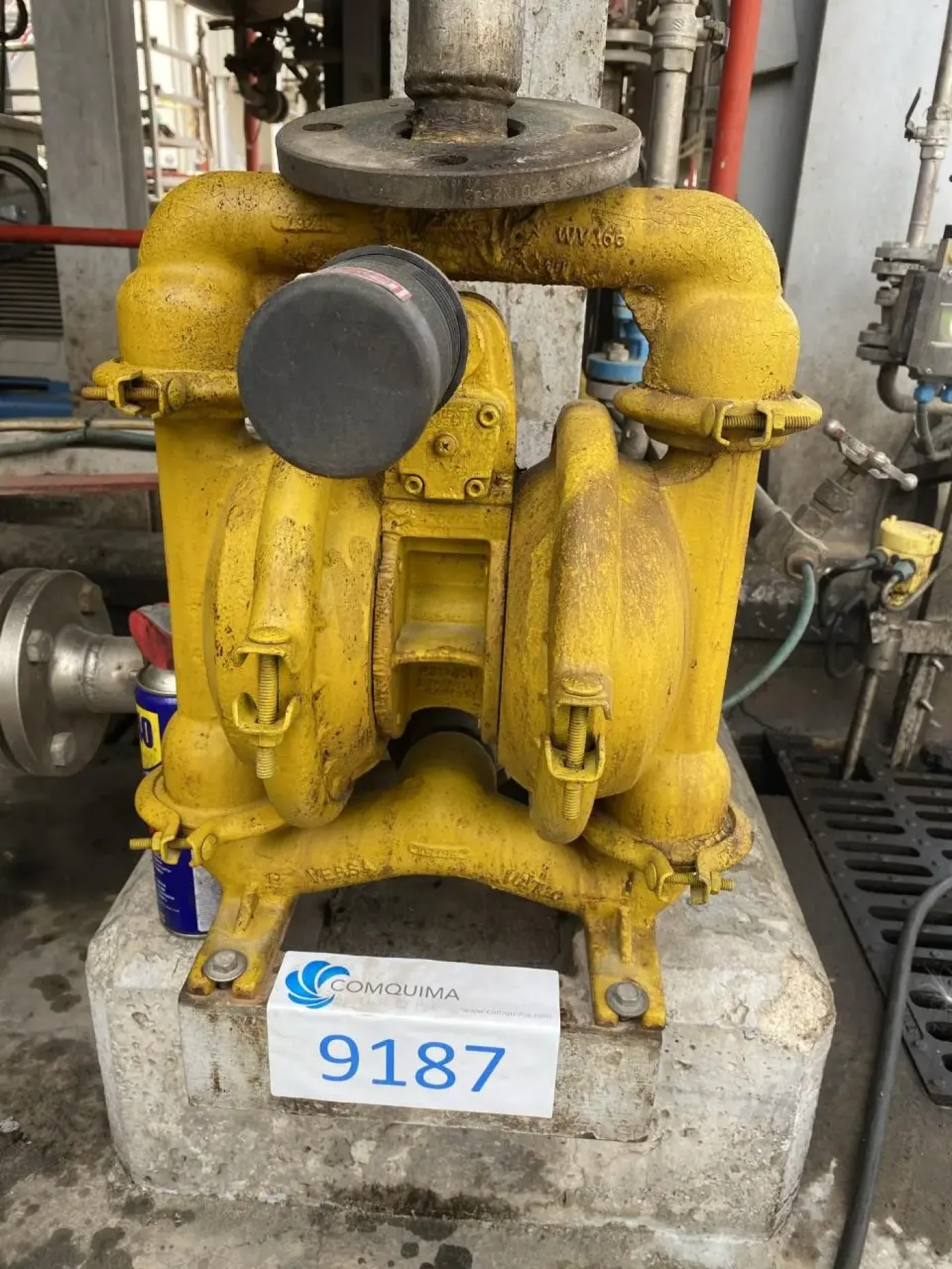 USED AODD VERSA-MATIC E4CA1R110-B AIR OPERATED DUAL DIAPHRAGM PUMP - 3