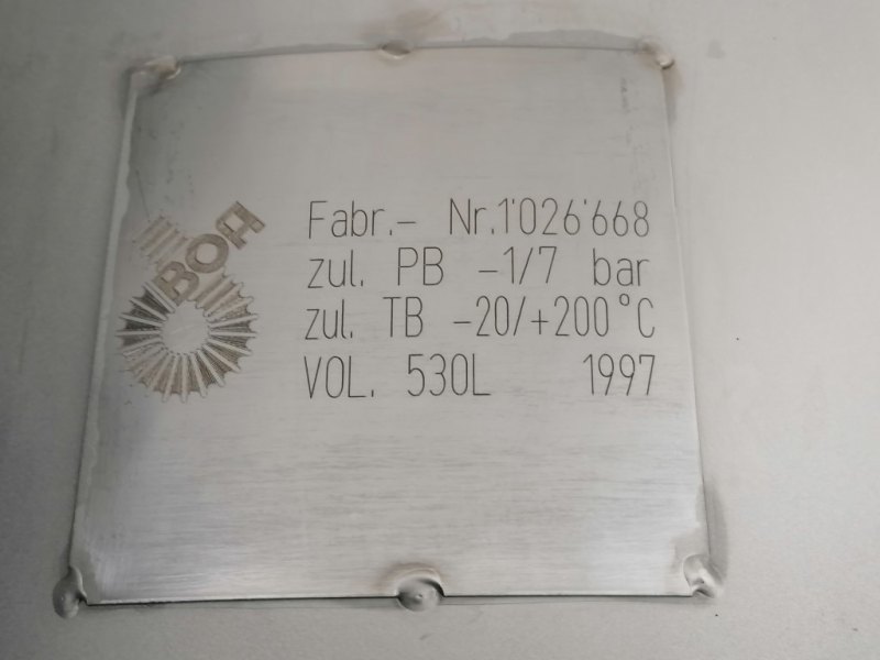 Jaeggi Bern VKR 70 22 m2 - Falling film evaporator