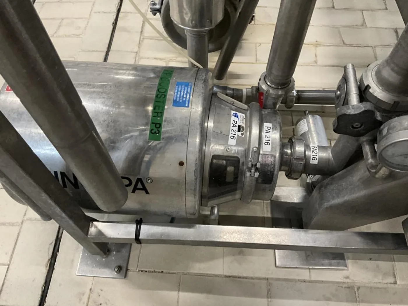 Inoxpa Inoxpa PROLAC S35F Stainless Steel Contact Parts Centrifugal Pump - 5