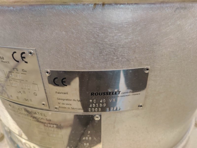 Rousselet RC 40 VX - Basket centrifuge