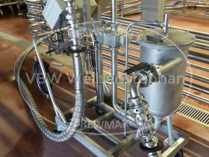 Measuring station for beer