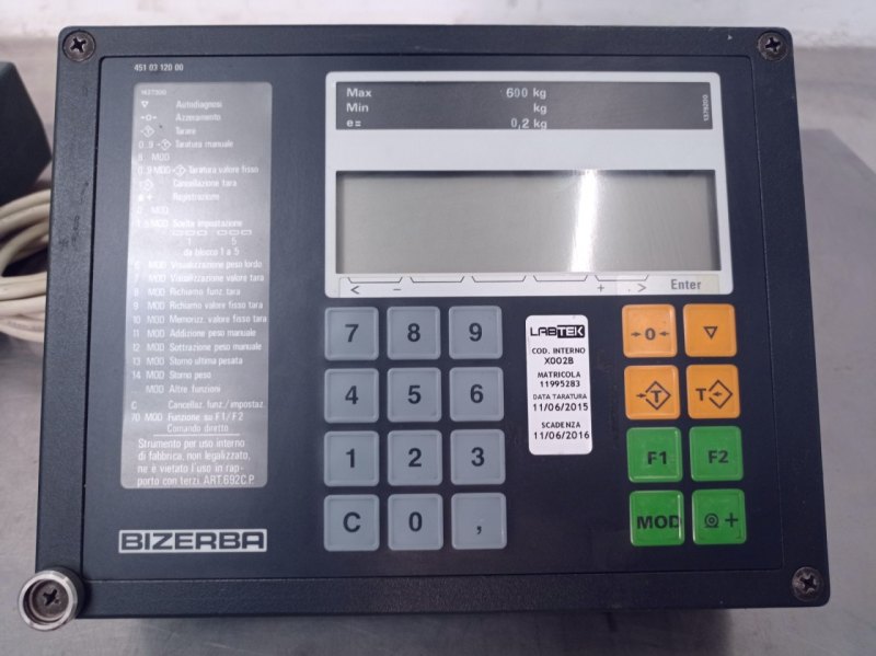 BILANCIA PESAPALLET – BIZERBA – MOD.VE3000P