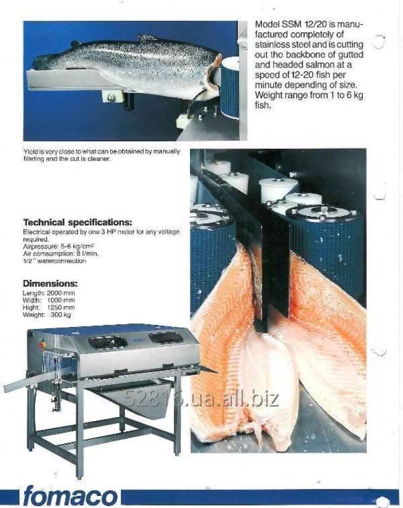 Fomaco SMM12.20 Salmon Filleting Machine