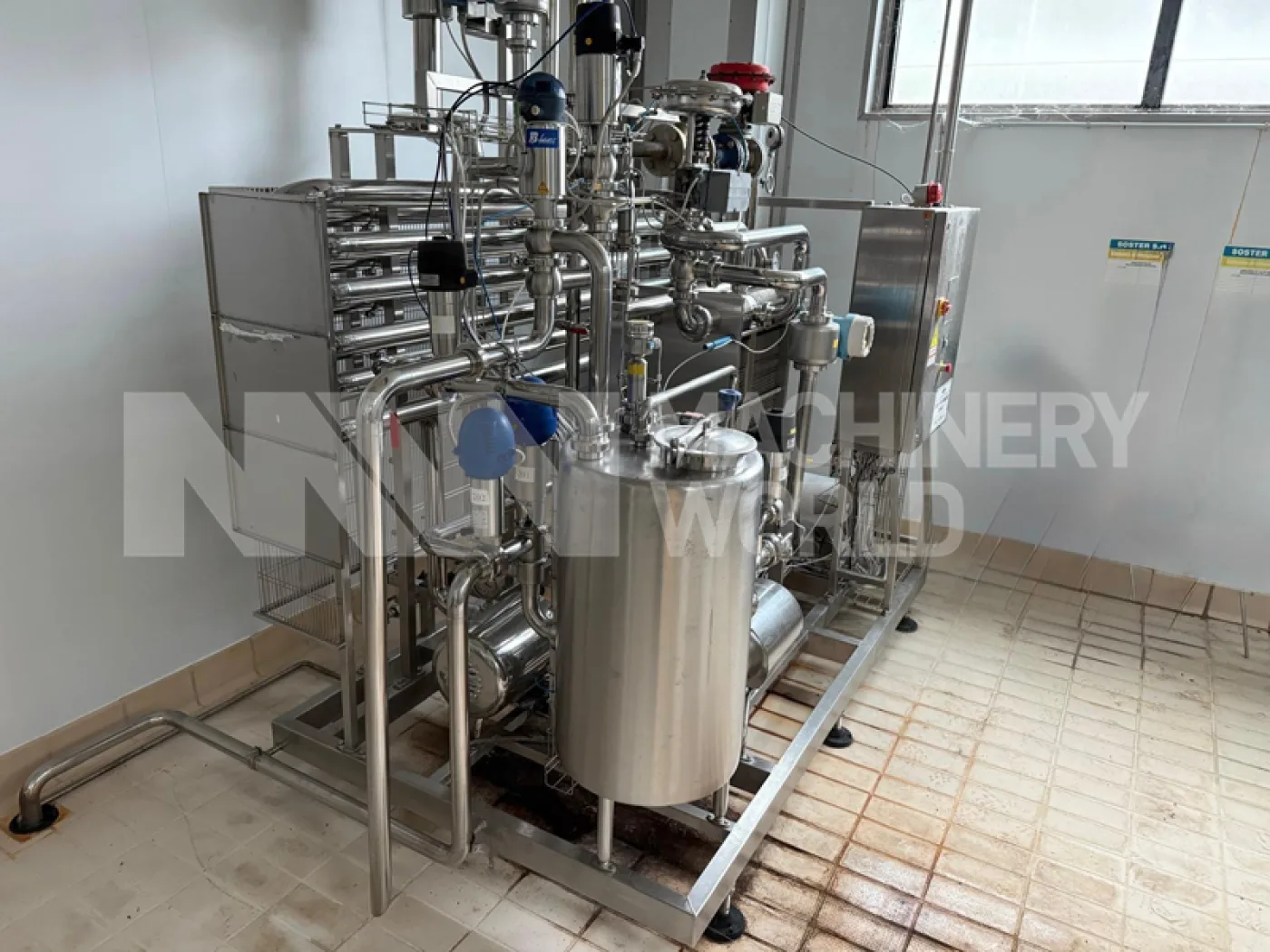10,000 LPH Cheese Milk Skid Mounted Pasteuriser Plant for Cheese Production (Year 2008) - 2