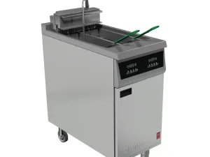 Falcon 400 Series Twin Tank Twin Basket Free Standing Electric Filtration Fryer E422 - islandcatering