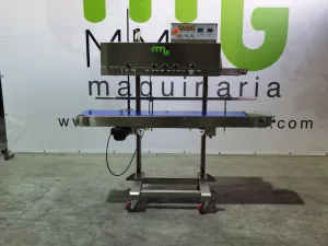Selladora de bolsas en continuo acero inoxidable nueva
