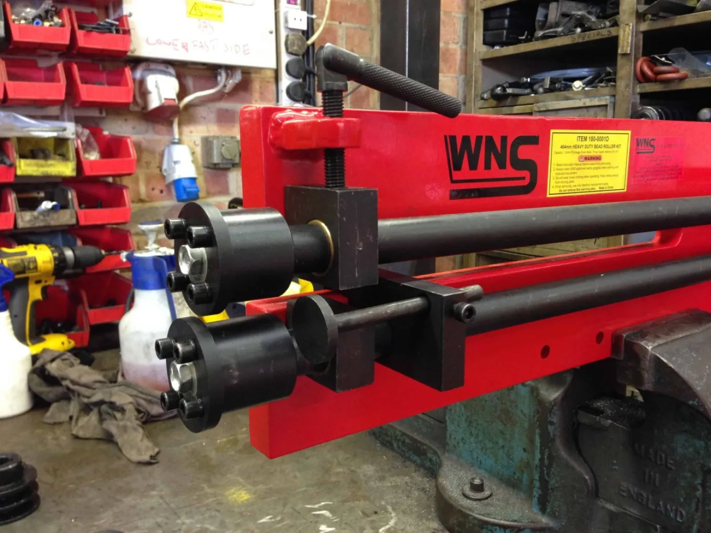 WNS Heavy Duty Manual Bead Roller 464mm - WNS - W. Neal Services Ltd - 6