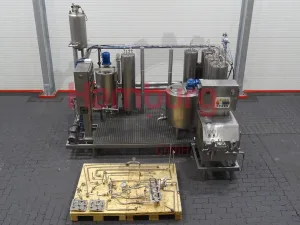 Ice Cream Mix Pilot Pasteurisation Plant with Homogeniser - Talleres Garvía / FBF Iberica