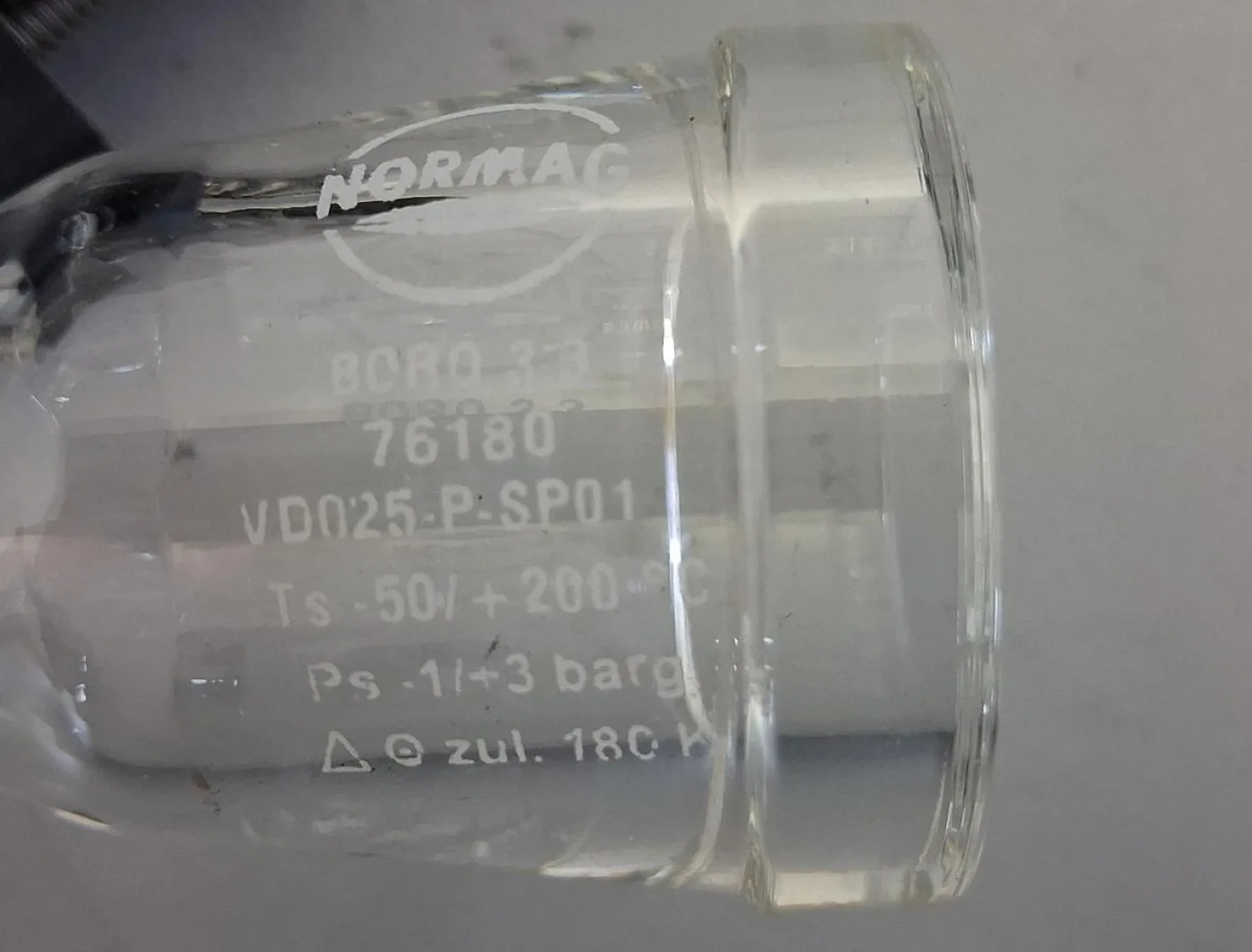 Normag Glaskegelventil VDN025-P-SP01 - 4