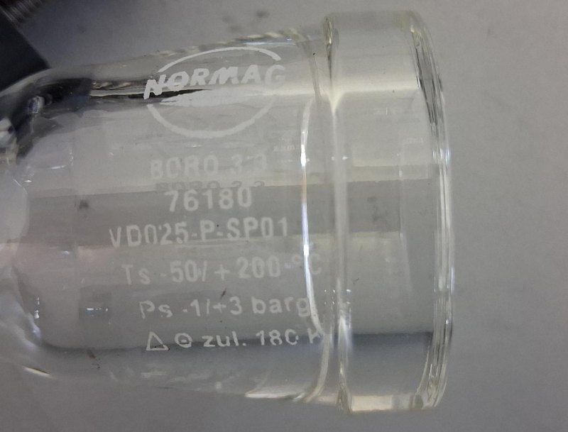Normag Glaskegelventil VDN025-P-SP01