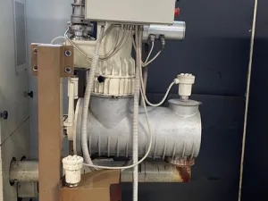 COFFEE GRINDER FIRM COLOMBINI WITH CONTROL PANEL, PRODUCT LOADING SYSTEM IN BEANS WITH STAINLESS STEEL HOPPER, SECOND-HAND MACHINE