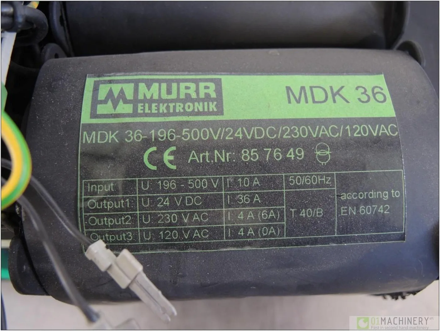2010 MURR ELEKTRONIK MDK 36 AI1792 - 5