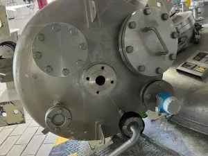 USED GINOX STAINLESS STEEL REACTOR 500 LITERS