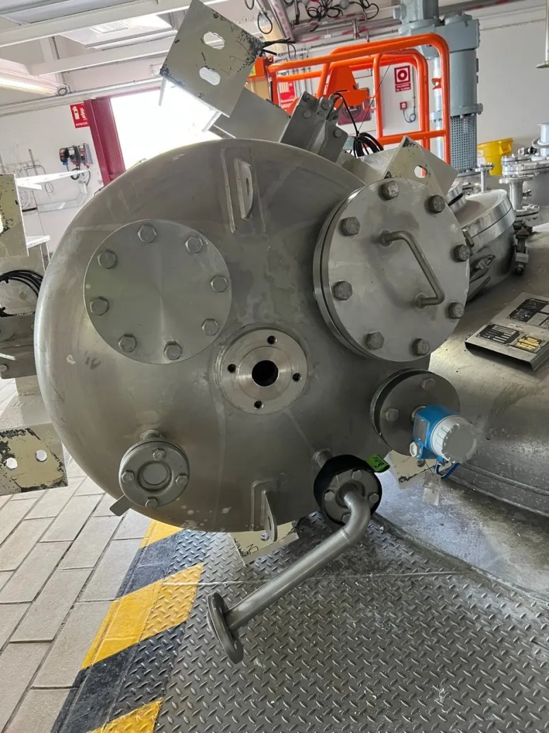 USED GINOX STAINLESS STEEL REACTOR 500 LITERS