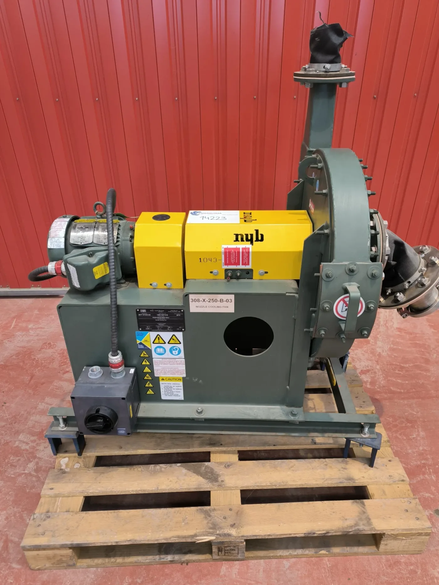 PRESSURE BLOWER THE NEW YORK BLOWER ARR-8 UNUSED - 1